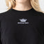 APHRA CROP TOP WOMEN BLACK METEORITE