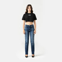 NASHI CROP TOP WOMEN BLACK