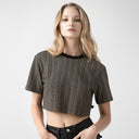 ALEXIA CROP TOP WOMEN BLACK