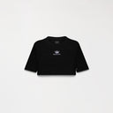 APHRA CROP TOP WOMEN BLACK METEORITE