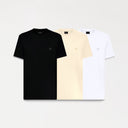 AZURIA T-SHIRT PACK MEN BLACK- WHITE- BROWN