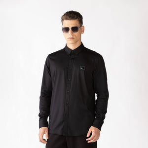 CAMISA BALLING NEGRO 2 - MONASTERY