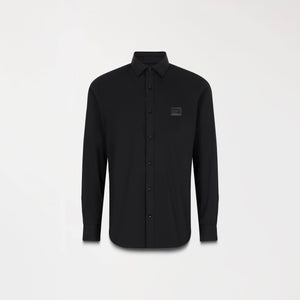 CAMISA BALLING NEGRO FRENTE - MONASTERY