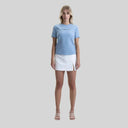CORSA T-SHIRT WOMEN FADED DENIM - Monastery