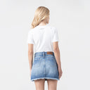 FLORA SKIRT WOMEN BLUE DENIM