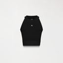 FAIRY KNITTED CROP TOP WOMEN BLACK