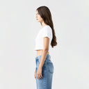 GODIVA CROP TOP WOMEN WHITE