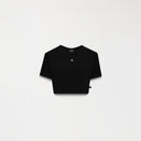 GODIVA CROP TOP WOMEN BLACK