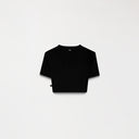 GODIVA CROP TOP WOMEN BLACK