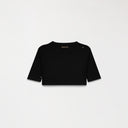 KAIA CROP TOP WOMEN BLACK