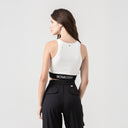 CLAIRE KNITTED TOP WOMEN WHITE