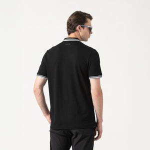 SAMUR POLO SHIRT MEN BLACK
