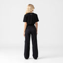 OLWYN CROP TOP WOMEN BLACK METEORITE