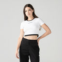 AITANA CROP TOP WOMEN WHITE