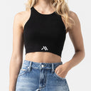 GISELE KNITTED TOP WOMEN BLACK