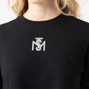 OLWYN CROP TOP WOMEN BLACK METEORITE