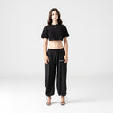 NAIA CROP TOP WOMEN BLACK