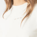 MED CROP TOP WOMEN WHITE ASPARAGUS