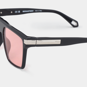 ADUR SUNGLASSES BLACK SHINY SILVER PINK