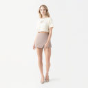 NOORA CROP TOP WOMEN WHITE ASPARAGUS