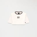 NOORA CROP TOP WOMEN WHITE ASPARAGUS