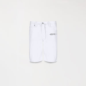 PANTRER DENIM SHORT MEN WHITE