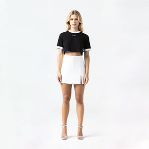 SENN CROP TOP WOMEN BLACK