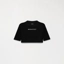 SUMMER CROP TOP WOMEN BLACK