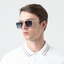 MARC SUNGLASSES TRANSPARENT SILVER