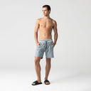 VELCRON SWIM SHORT MEN GRAY