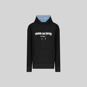 AQUARIUS BLACK HOODIE | Monastery Couture
