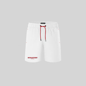 ARGOLIDA SWIM SHORT WHITE | Monastery Couture