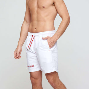ARGOLIDA SWIM SHORT WHITE | Monastery Couture