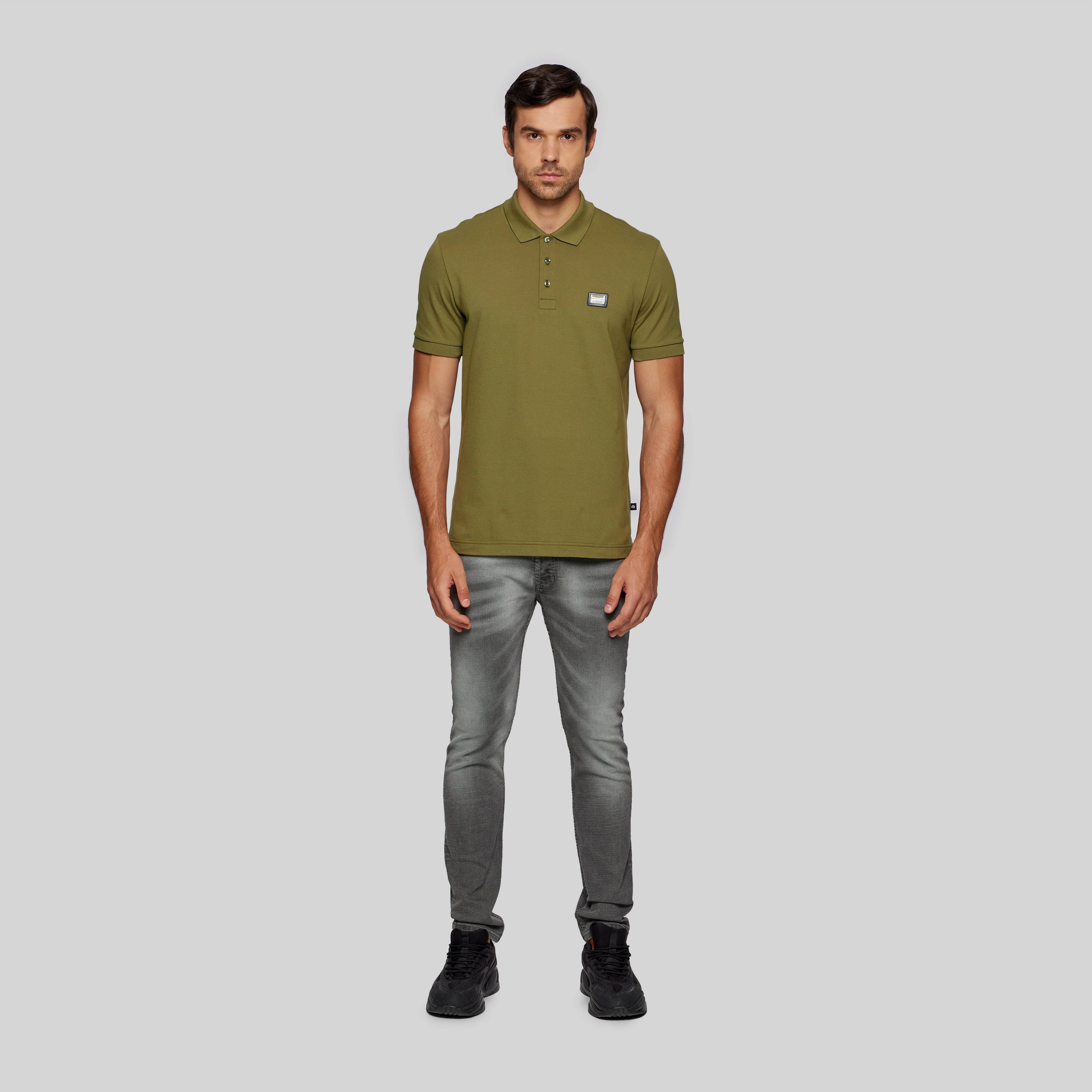 ECTRA OLIVE POLO | Monastery Couture
