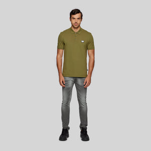 ECTRA OLIVE POLO | Monastery Couture