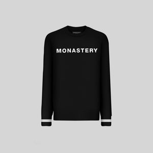 MILETO BLACK SWEATSHIRTS | Monastery Couture