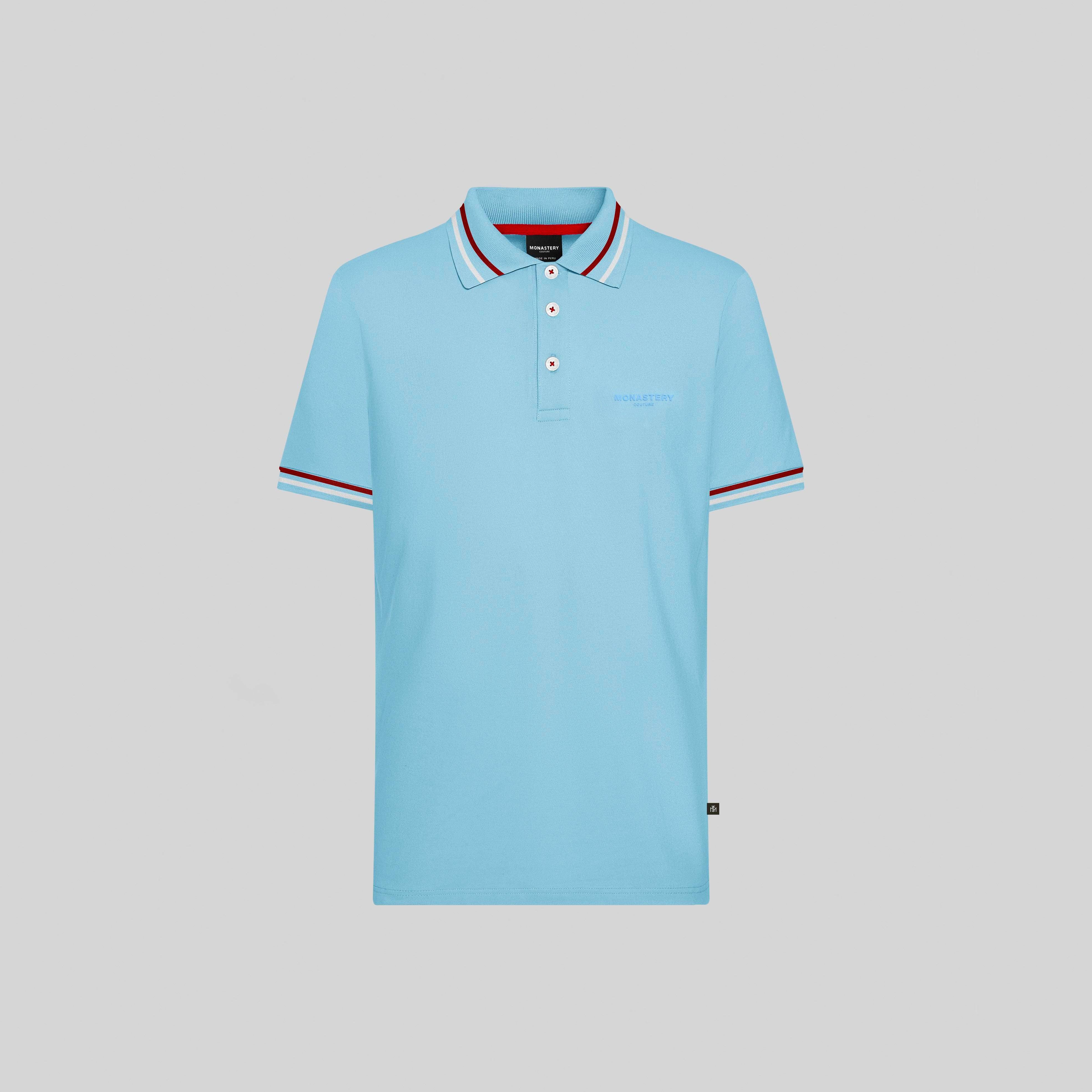 DORICO BLUE POLO | Monastery Couture