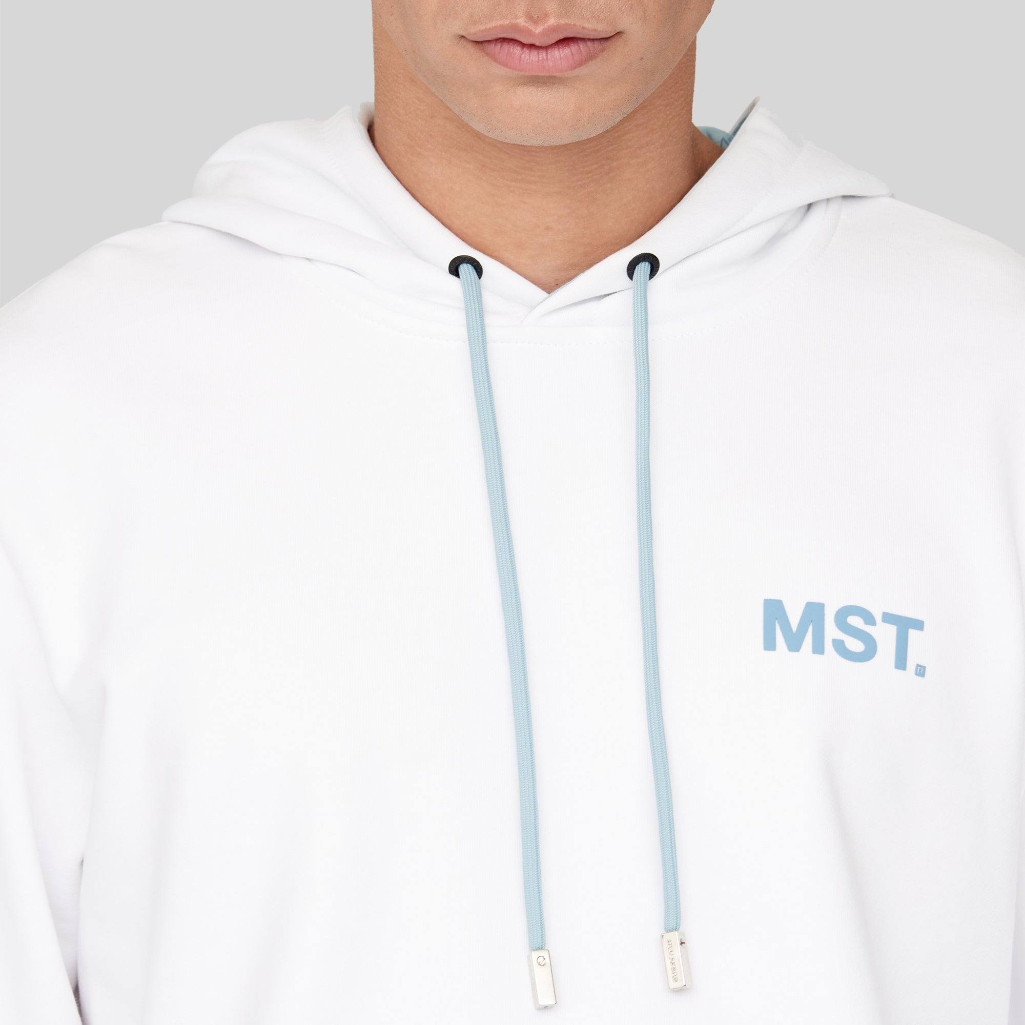 ONQUESTO WHITE HOODIE | Monastery Couture