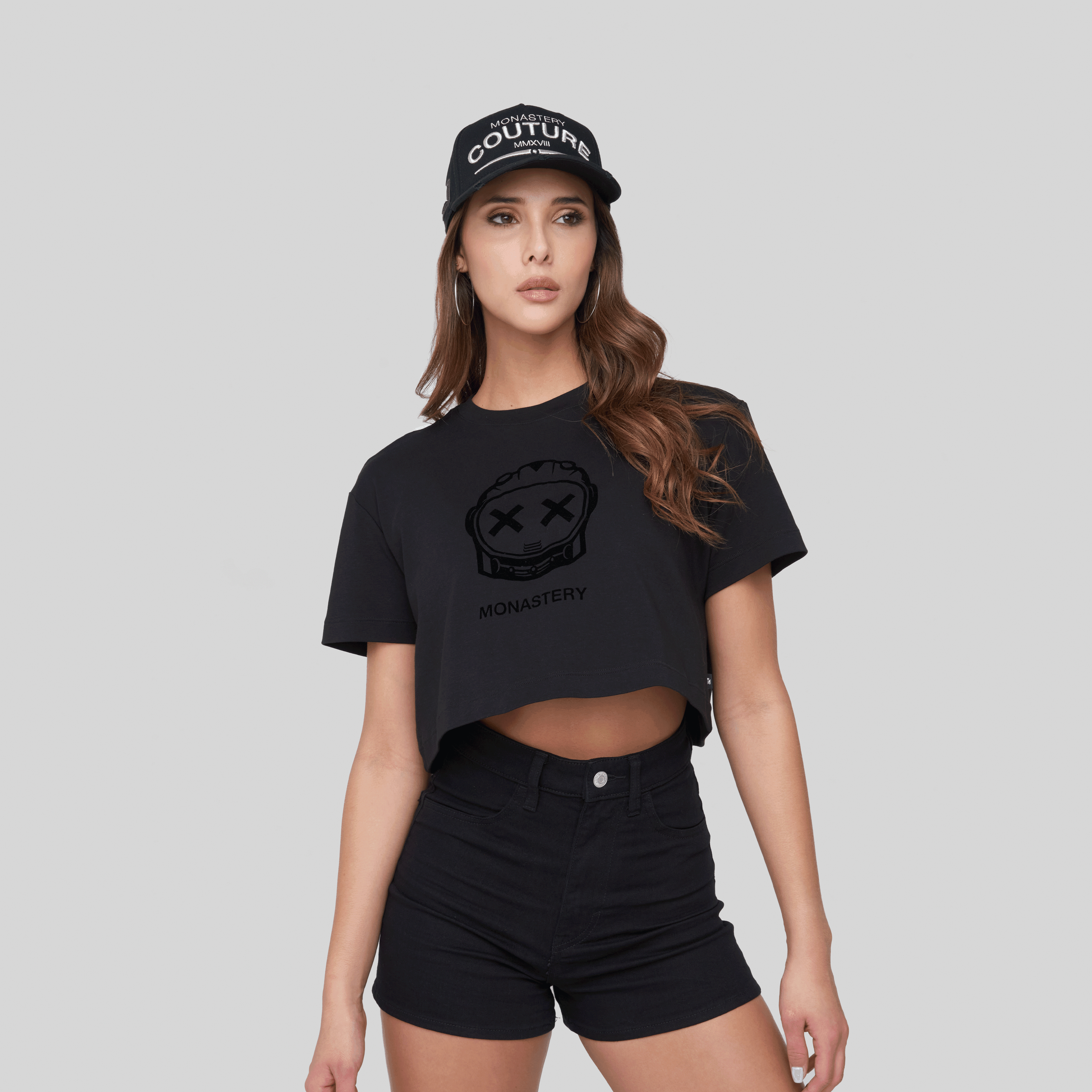 ULLAIS BLACK TOP OVERSIZE | Monastery Couture